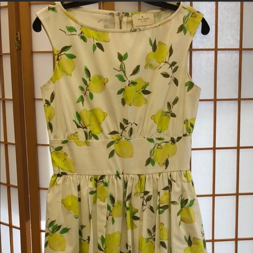 Kate spade lemon lyric dress